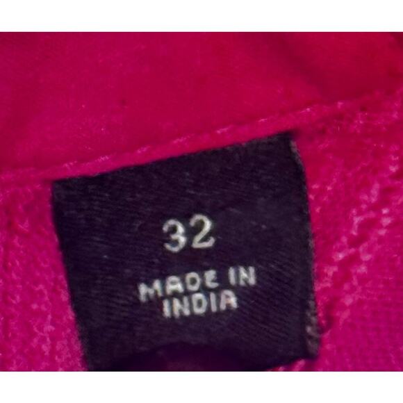 SCOTCH & SODA Schiffli Embroidered A-Line Mini Dress Hot Pink Sz EU 32 / US 2 - Picture 10 of 16